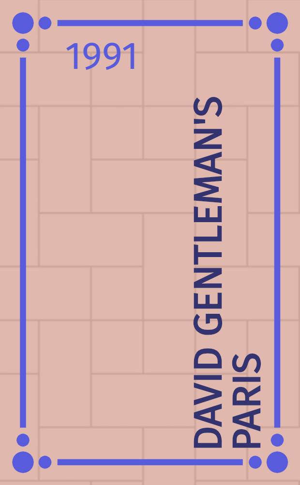 David Gentleman's Paris : An album
