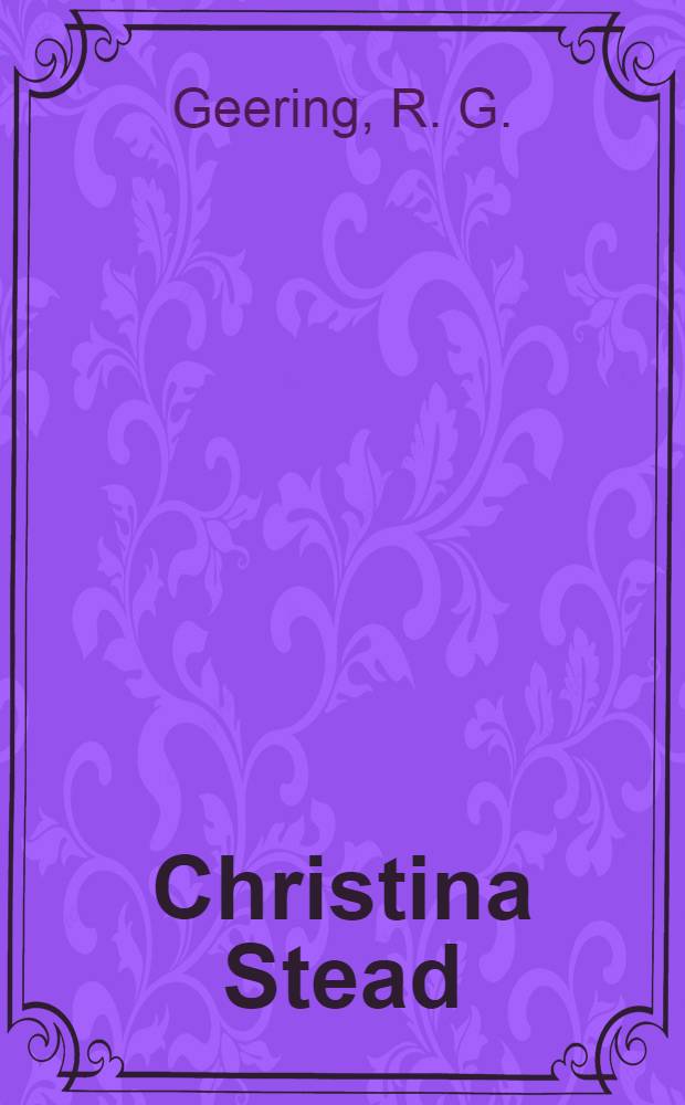 Christina Stead