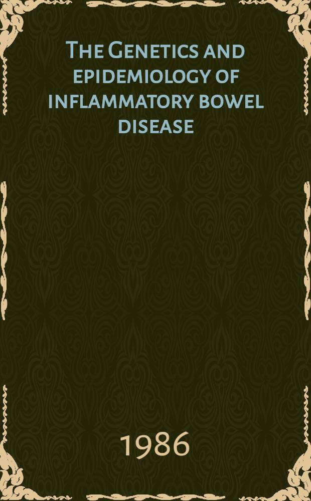 The Genetics and epidemiology of inflammatory bowel disease