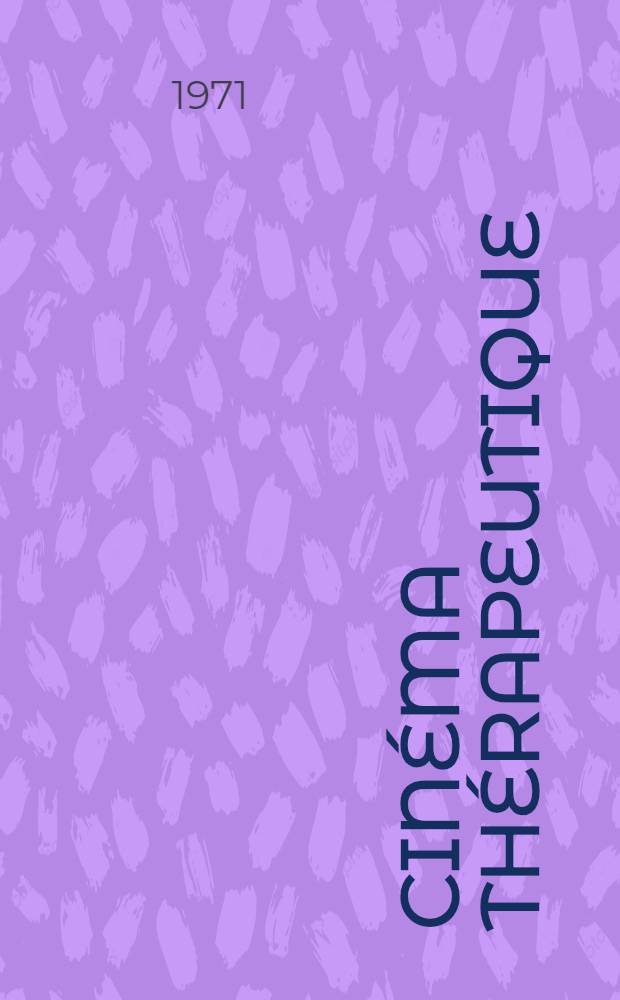 Cin&eacute;ma th&eacute;rapeutique: cr&eacute;ation d'un film par un groupe de malades hospitalis&eacute;s &agrave; l'H&ocirc;pital psychiatrique d&eacute;partemental "Charcot" de plaisir (78) : Th&egrave;se ..