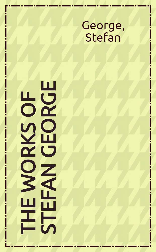 The Works of Stefan George
