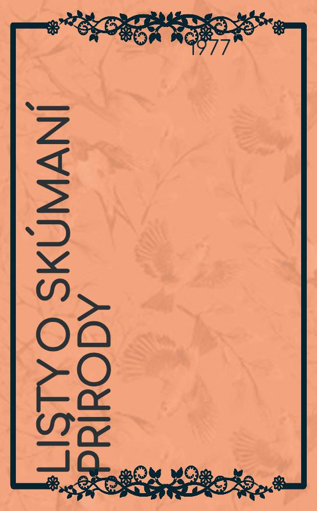 Listy o skúmaní prírody