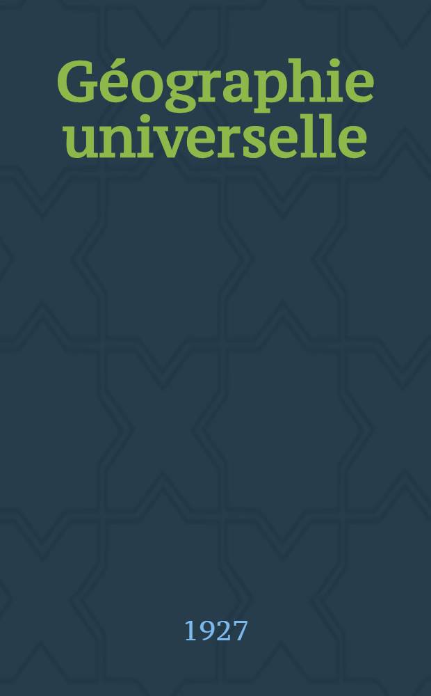 Géographie universelle