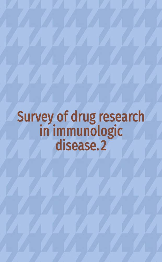 Survey of drug research in immunologic disease. 2 : Noncondensed aromatic derivatives