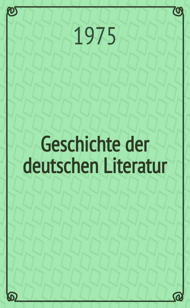 Geschichte der deutschen Literatur : Von den Anfängen bis zur Gegenwart. Bd. 8 : Von 1830 bis zum Ausgang des 19. Jahrhunderts