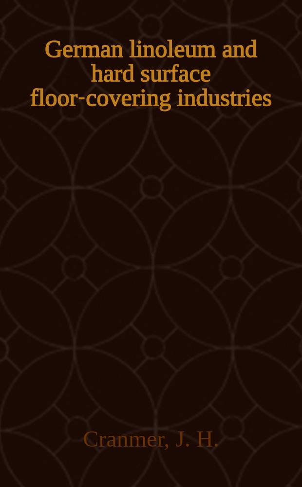 German linoleum and hard surface floor-covering industries