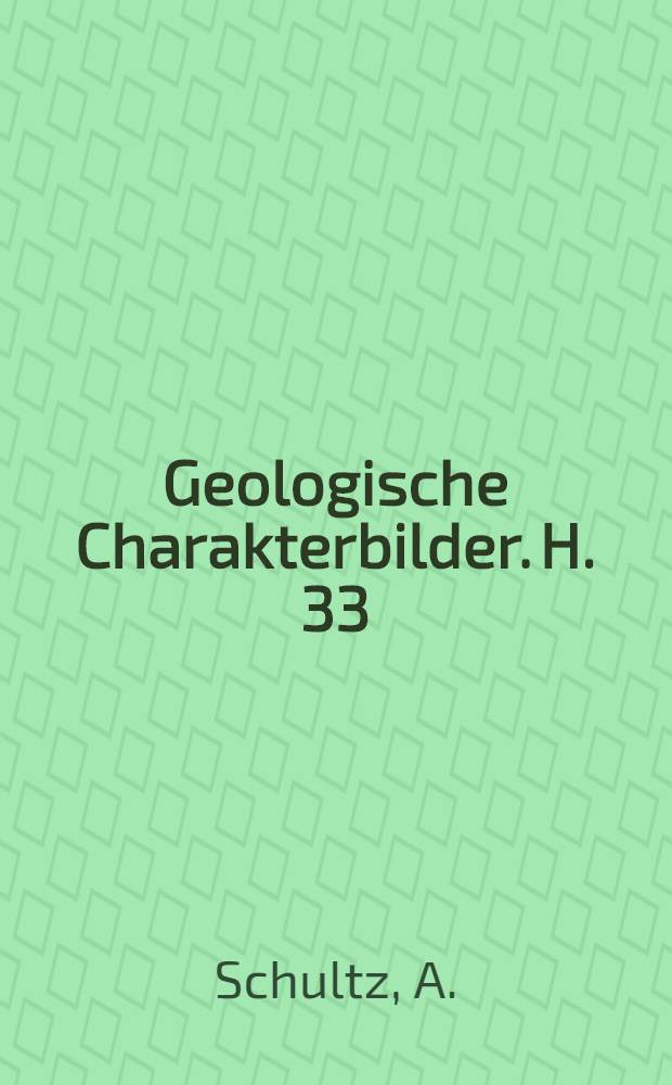 Geologische Charakterbilder. H. 33 : Aride Einebnung im Pamir