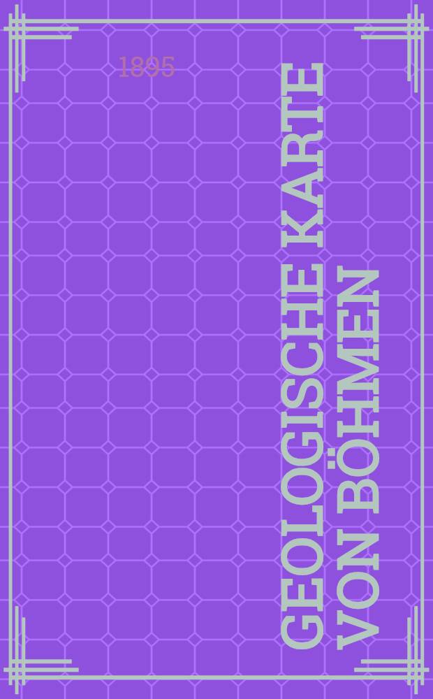 Geologische Karte von Böhmen