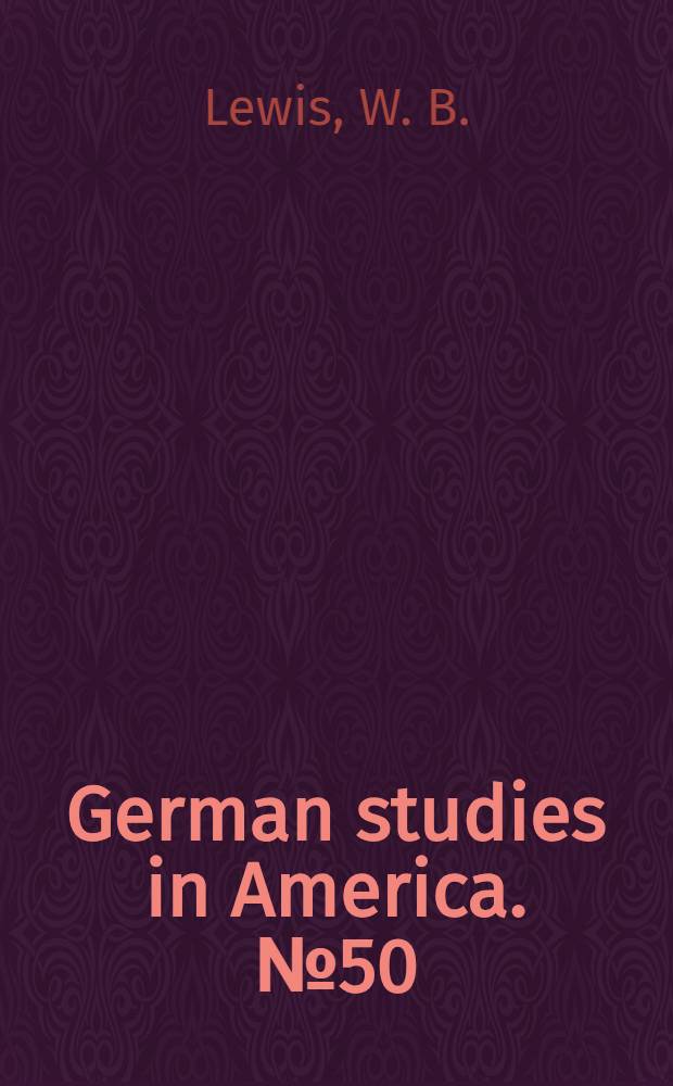 German studies in America. № 50 : Eugene O'Neill