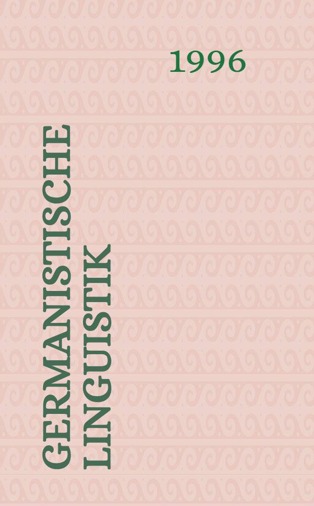 Germanistische Linguistik : Reihe .. : Eurolatein