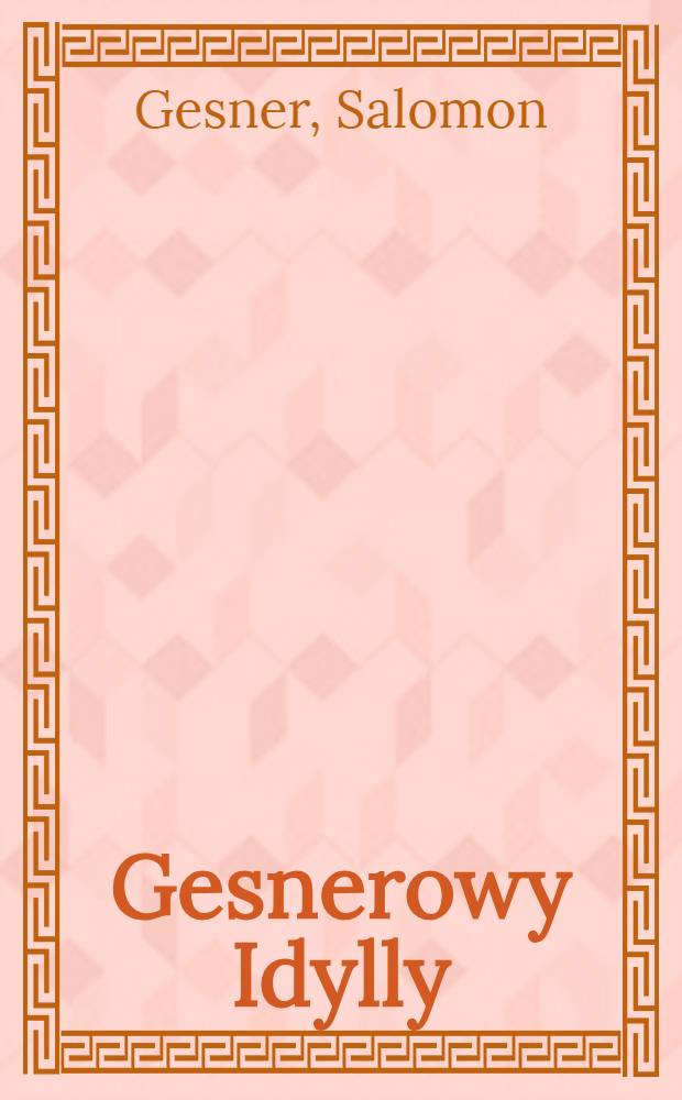 Gesnerowy Idylly