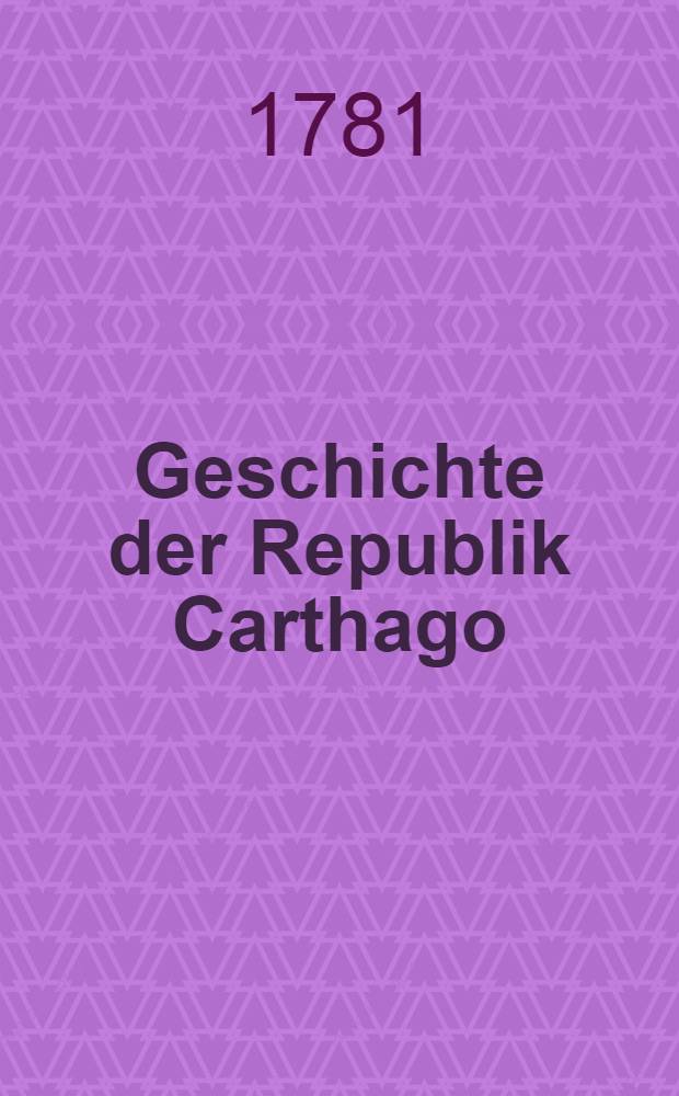 Geschichte der Republik Carthago