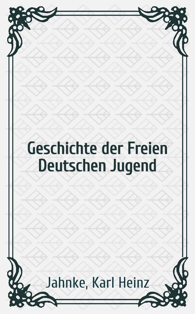 Geschichte der Freien Deutschen Jugend