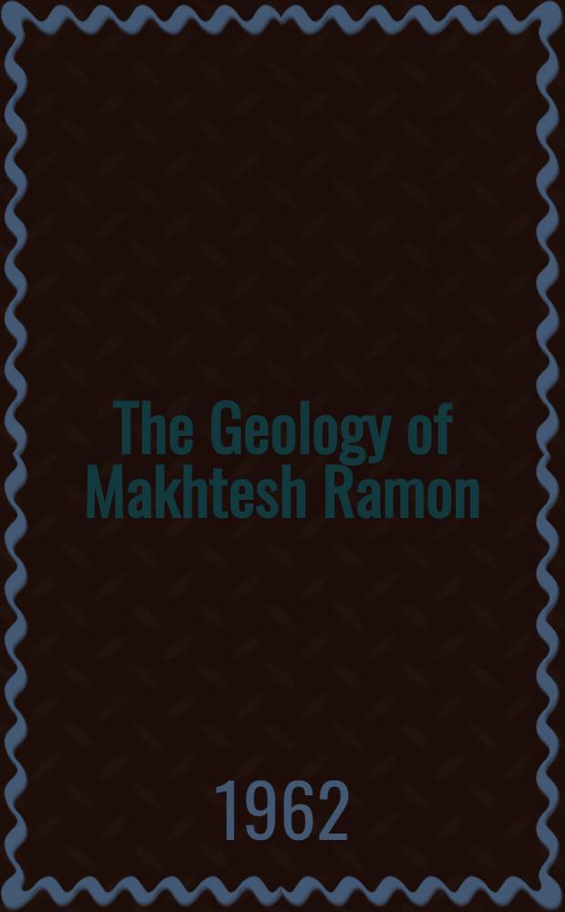 The Geology of Makhtesh Ramon (Negev, Israel). P. 3a : Triassic ammonites from Israel