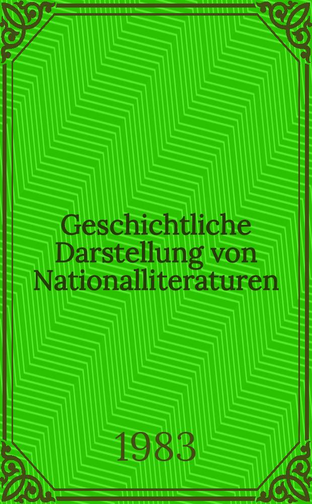 Geschichtliche Darstellung von Nationalliteraturen