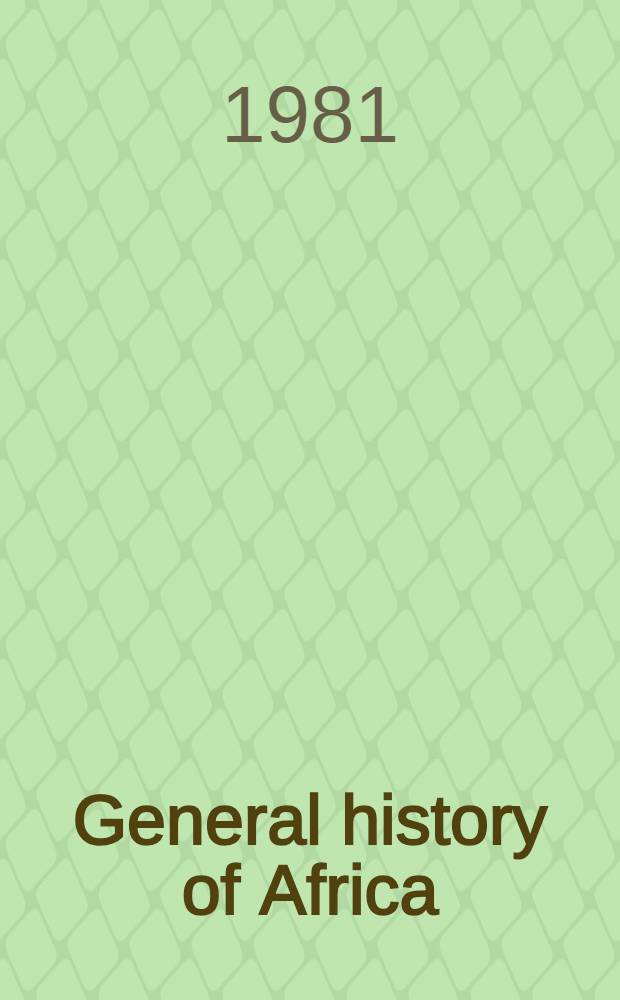 General history of Africa