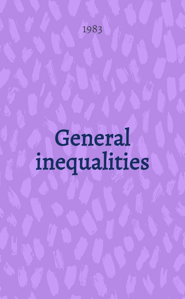 General inequalities