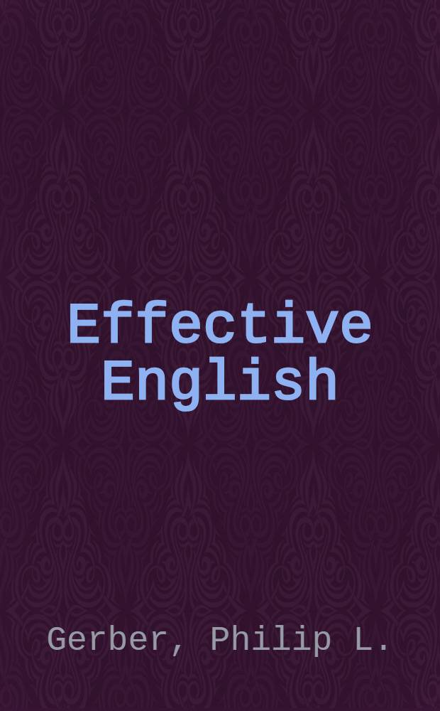 Effective English