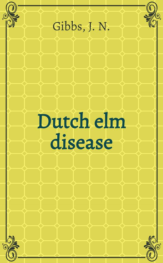Dutch elm disease