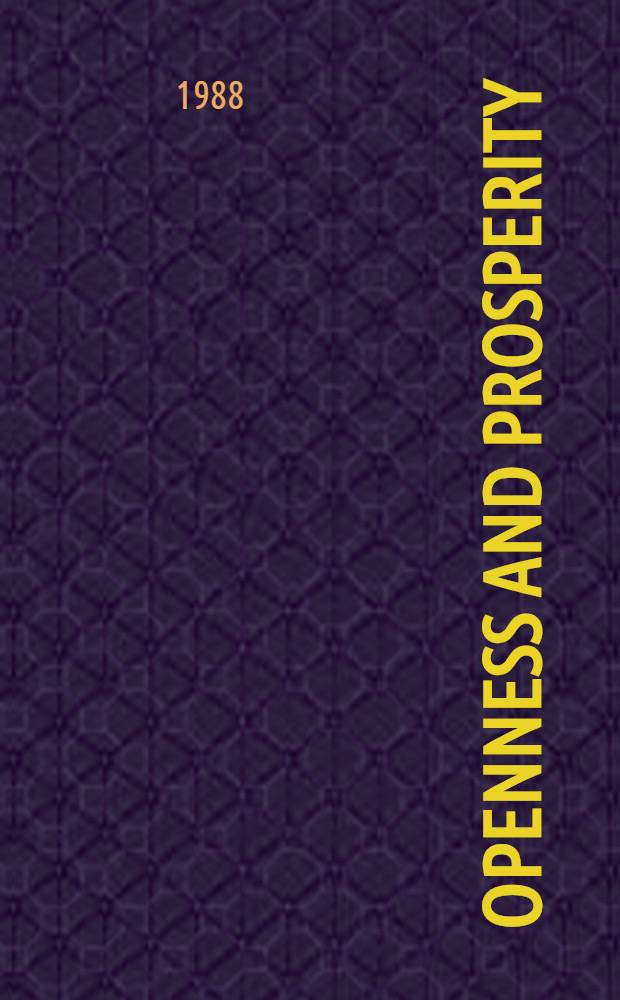 Openness and prosperity