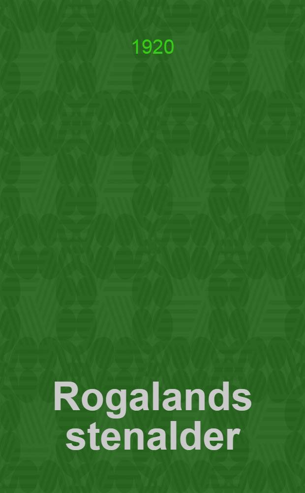 Rogalands stenalder
