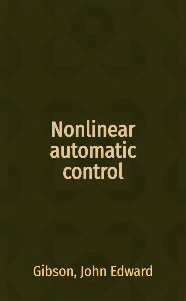 Nonlinear automatic control