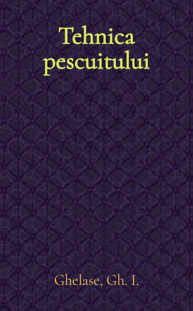 Tehnica pescuitului