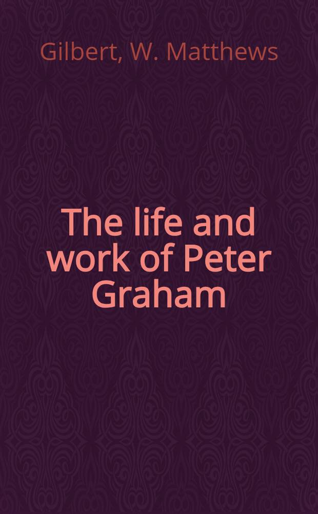 The life and work of Peter Graham