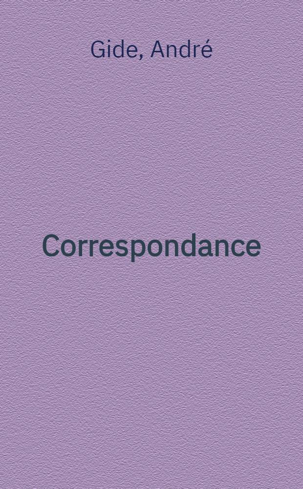 Correspondance