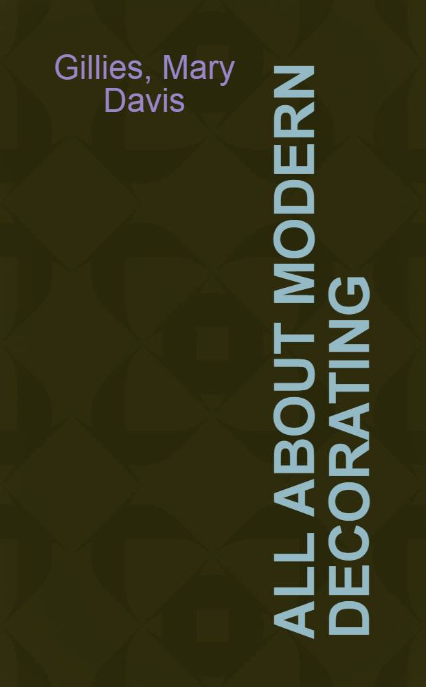 All about modern decorating