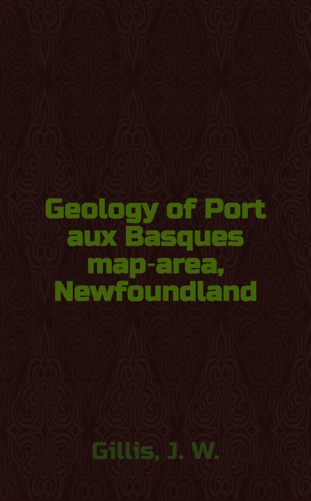 Geology of Port aux Basques map-area, Newfoundland (11-O)