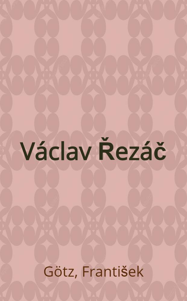 V&aacute;clav Řez&aacute;č