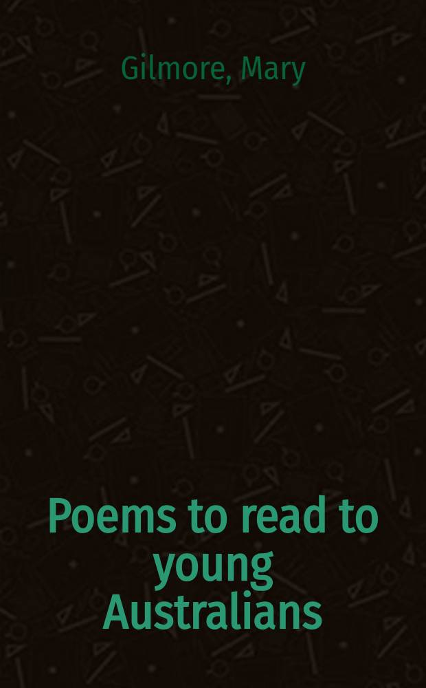 Poems to read to young Australians