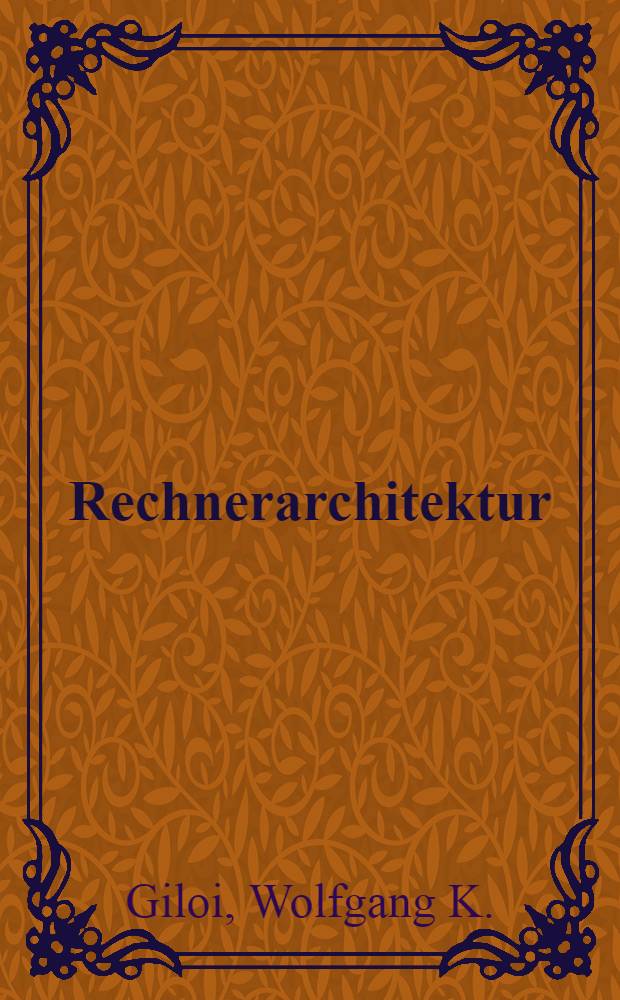 Rechnerarchitektur