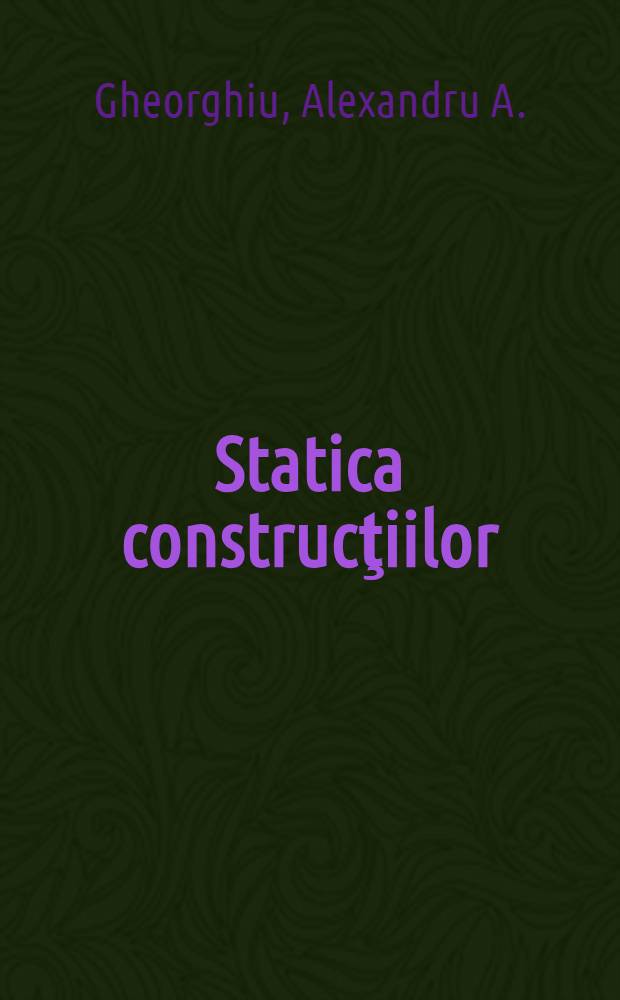 Statica construcţiilor