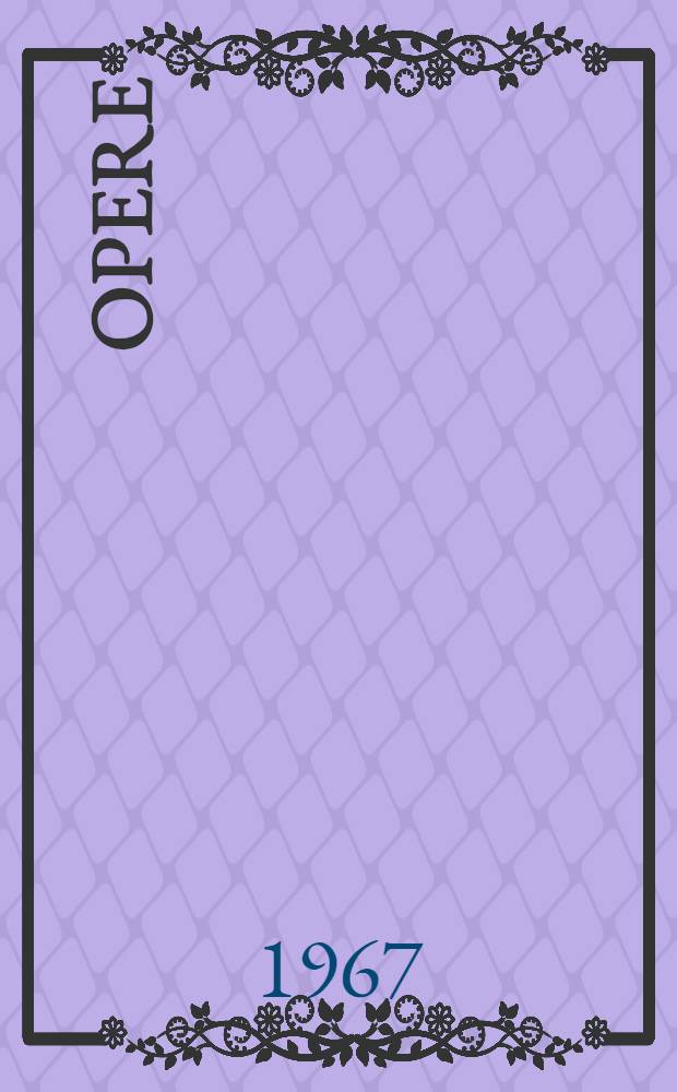 Opere