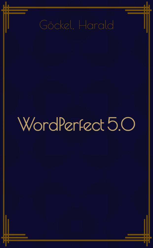 WordPerfect 5.0