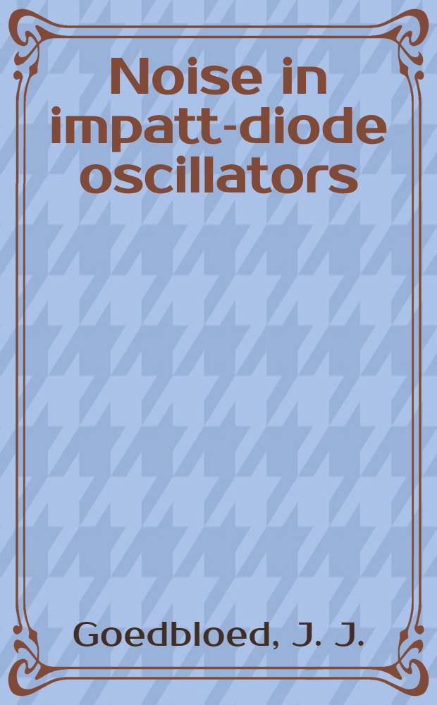 Noise in impatt-diode oscillators