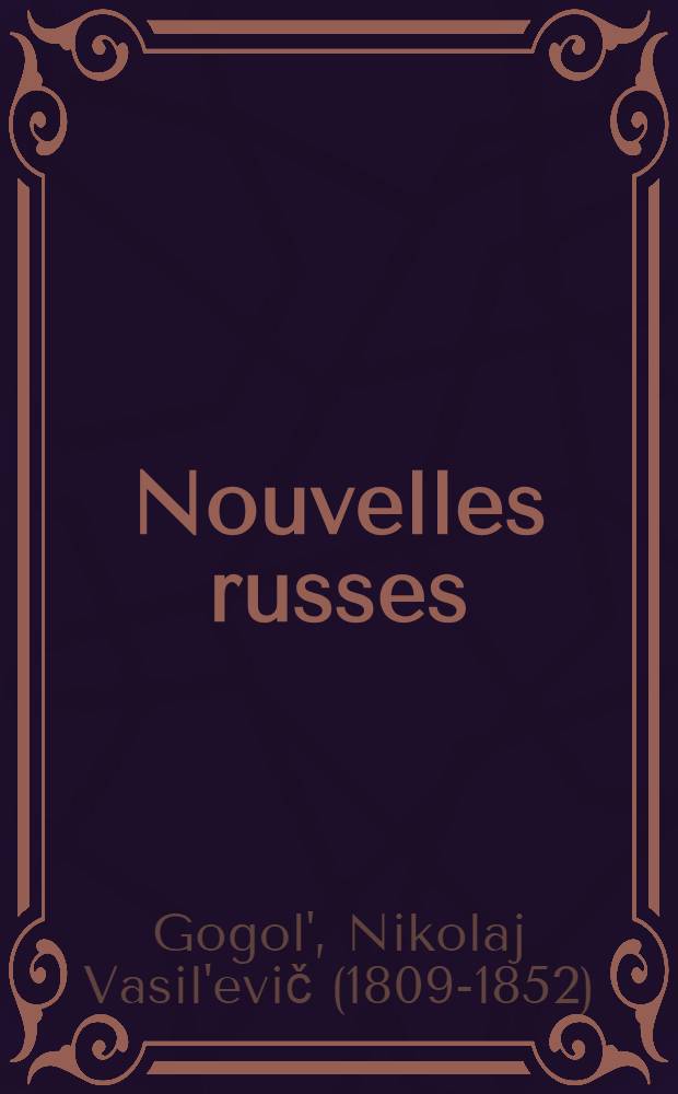 Nouvelles russes