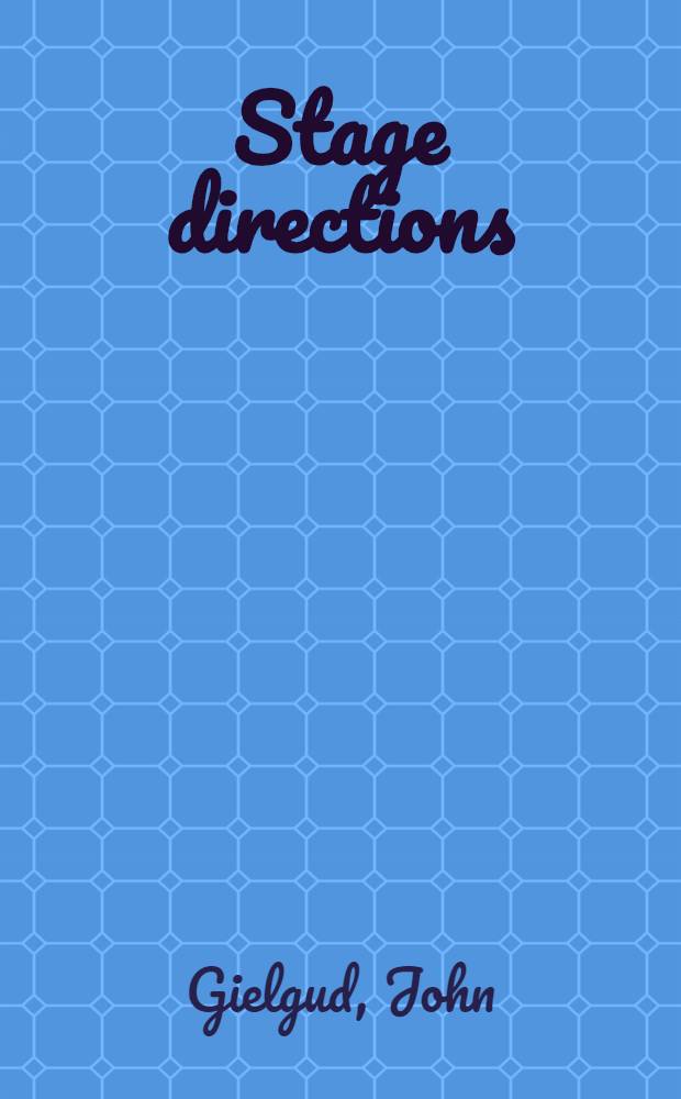 Stage directions
