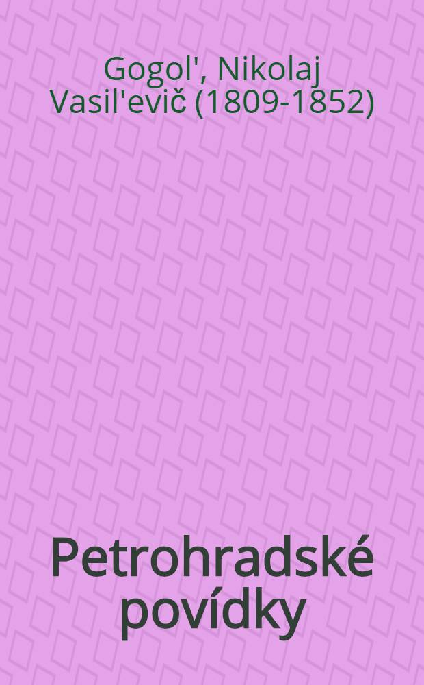 Petrohradské povídky