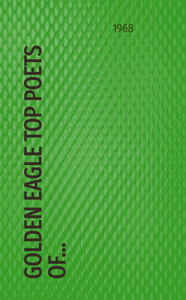 Golden eagle top poets of ...