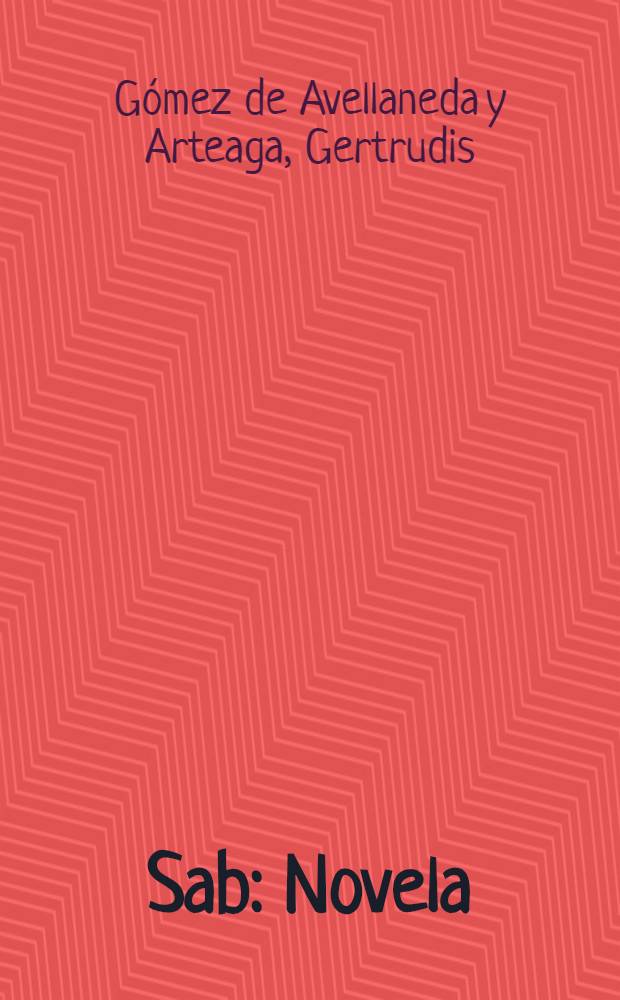 Sab : Novela