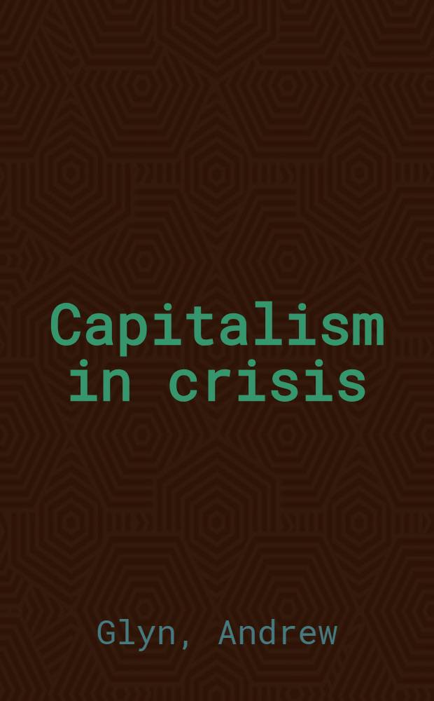 Capitalism in crisis
