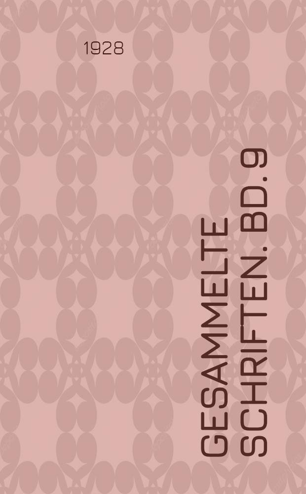 Gesammelte Schriften. Bd. 9/11 : Rheinischer Merkur