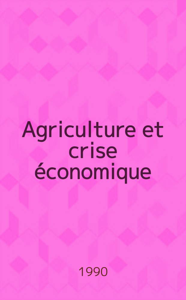 Agriculture et crise économique : Les leçons du Brésil