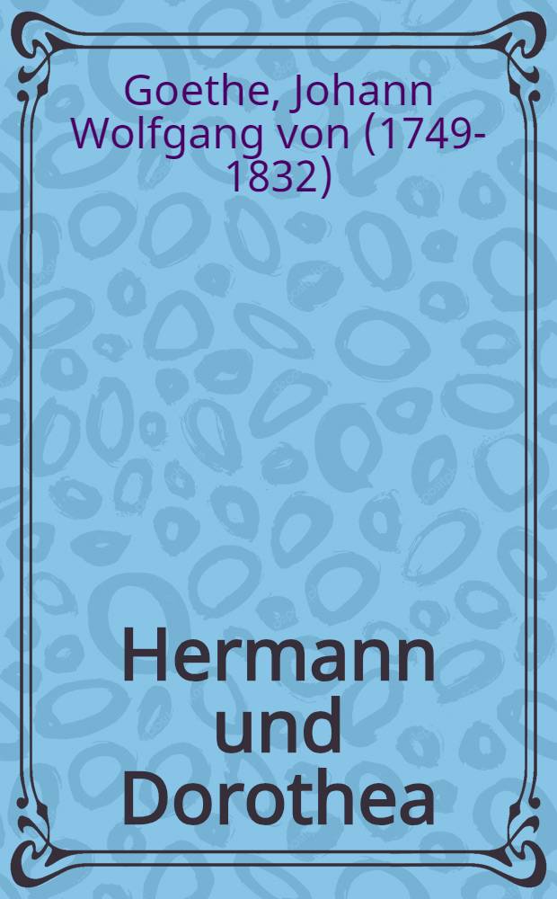 Hermann und Dorothea