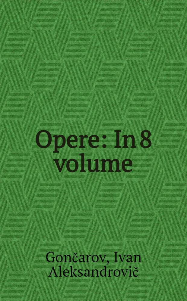 Opere : In 8 volume