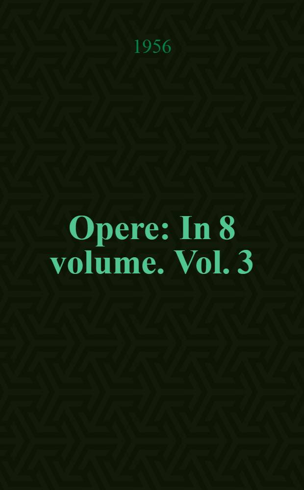 Opere : In 8 volume. Vol. 3 : Fregata "Pallada"