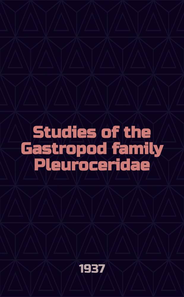 Studies of the Gastropod family Pleuroceridae : An annotated bibliography. 6